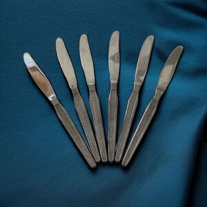 6 Royalton Antigua Knife Set Knives Stainless Steel Japan‎ Mid Century Modern